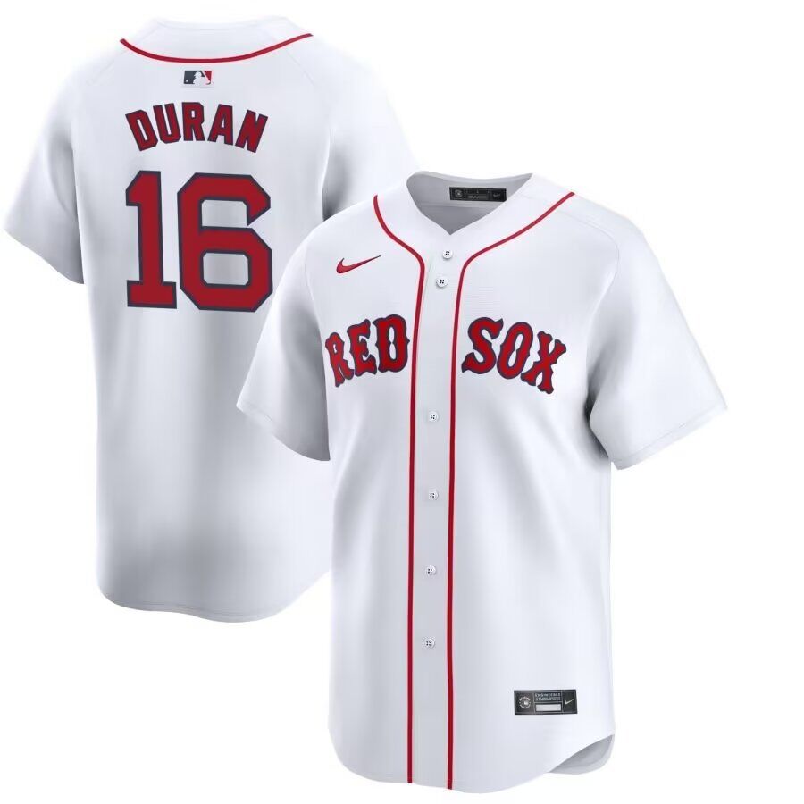 Men Boston Red Sox #16 Duran white Game 2024 Nike MLB Jersey->boston red sox->MLB Jersey